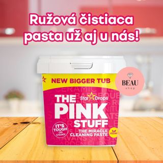 🩷✨ Zázrak v ružovej farbe konečne aj u nás! ✨🩷 Milujete ten pocit, keď sa všetko leskne čistotou? The Pink Stuff –...