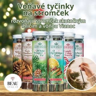 🎄🎉 Naskladnili sme vaše obľúbené vône na stromček. 💪Chýba vám pri umelom stromčeku či umelej sviatočnej dekorácii vôňa...