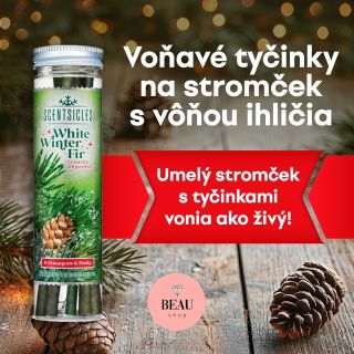 🎄🎉 Naskladnili sme vaše obľúbené vône na stromček. 💪Chýba vám pri umelom stromčeku či umelej sviatočnej dekorácii vôňa...