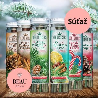 🎁 SÚŤAŽ o komplet líniu voňavých tyčiniek na stromček v hodnote 77 € 💗 Zapojte sa do súťaže o vianočné voňavé tyčinky na...